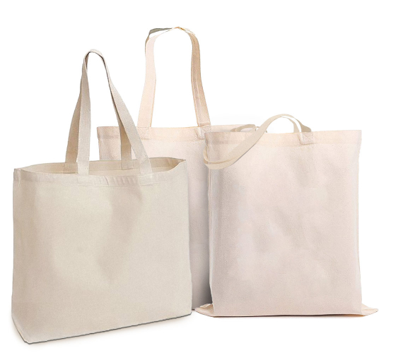 Personalised Canvas Tote Bags - Non Printed by Bannerbuzz