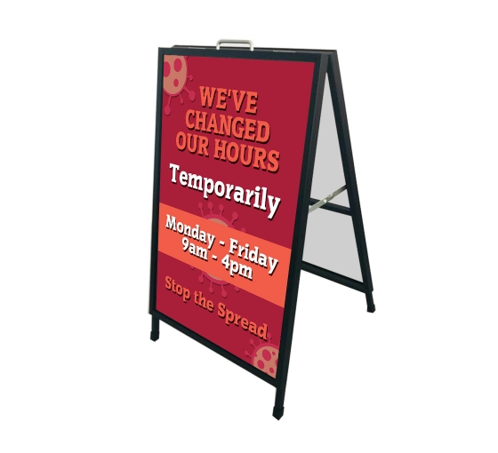 We have Changed our Hours Metal Frames