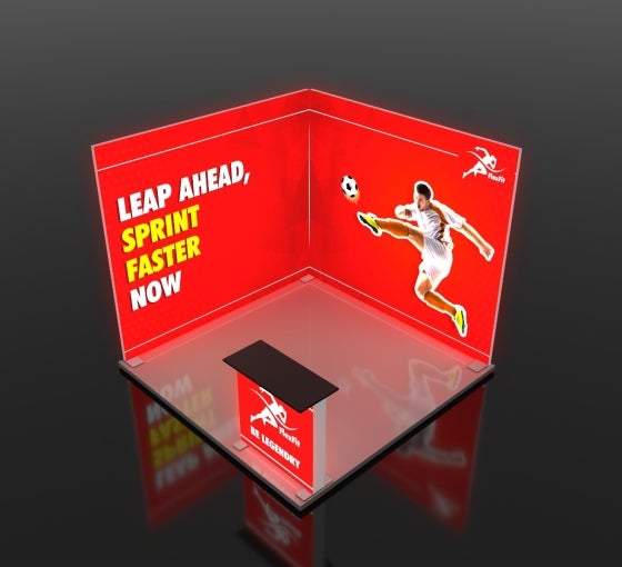 3 m Backlit Exhibition Display - Design 5