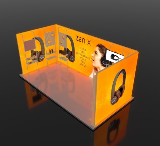 6 m Backlit Exhibition Display - Design 6