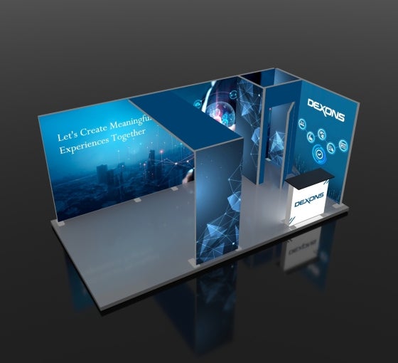 6 m Backlit Exhibition Display - Design 7
