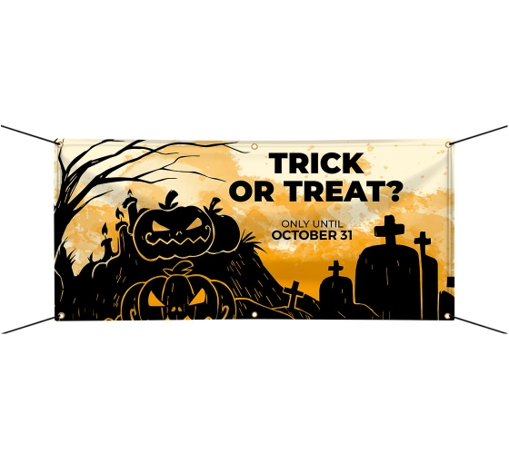Halloween Custom Vinyl Banners
