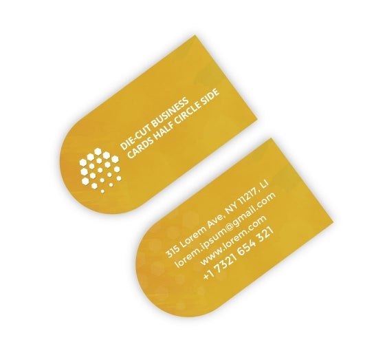Die Cut Business Cards Banner Buzz