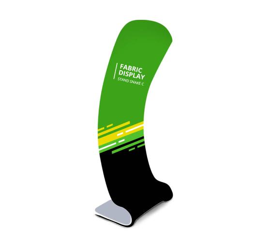 Snake C Fabric Display Banner Stand S Shape Bannerbuzz