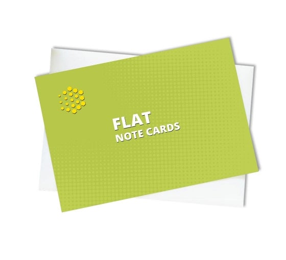 Flat Note Cards Personalized and Customized Bannerbuzz