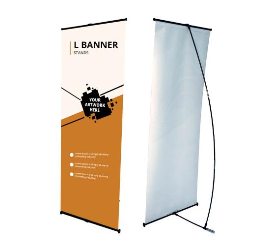 L Banner Stands Custom L Exhibition Display Bannerbuzz