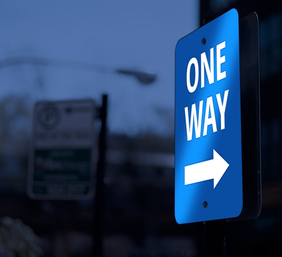 Design/Buy Custom Reflective One Way Street Signs | Bannerbuzz UK One Way Street Signs