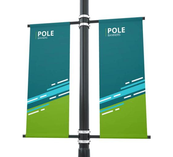 Pole Banners Printing Street Light Pole Banner Advertising