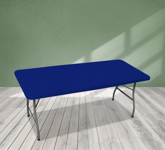 6' Rectangle Table Toppers - Blue