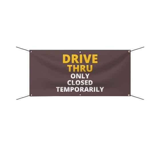 16x4 CGSignLab Customer Parking Only Stripes White Wind-Resistant Outdoor Mesh Vinyl Banner