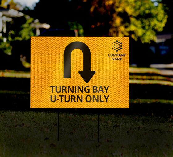 Reflective Yard Signs Outdoor Yard Signs Bannerbuzz