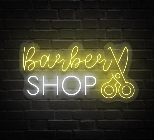 Barber Shop Neon Sign Custom Barber Shop Neon Sign Bannerbuzz.co.uk