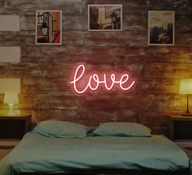Love Neon Sign | Custom Love Neon Sign - Bannerbuzz.co.uk