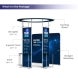10 ft Island Trade Show Booth with Circular Header What In the Package