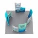 10 ft magnetic modular fabric displays design 10 top view