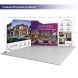 16.4 x 16.4 ft magnetic modular fabric displays design 20 dimensions