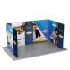 5x3m Magnetic Modular Fabric Displays - U Shape Curved
