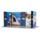 5x3m Magnetic Modular Fabric Displays - U Shape Curved