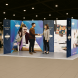 5x3m Magnetic Modular Fabric Displays - U Shape Curved