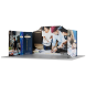 5x3m Magnetic Modular Fabric Displays - U Shape