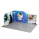 5x4m Magnetic Modular Fabric Displays - L Shape