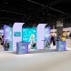 6m Inline Exhibition Stand  – Modular Fabric Display with Podium, Shelves & LED Lights