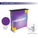 3m Backlit Exhibition Stand LED Lightbox Display with Counter Graphics seg light box counter