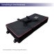 3m Backlit Exhibition Stand LED Lightbox Display with Counter hardcase carry bag