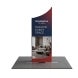 2m Magnetic Modular Fabric Display - Two Sloped & Straight Banner Stands
