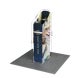 2m Magnetic Modular Fabric Display - Two Sloped & Straight Banner Stands