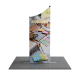 2m Magnetic Modular Fabric Display - Two Sloped & Straight Banner Stands