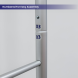 2m Magnetic Modular Fabric Display - Two Sloped & Straight Banner Stands