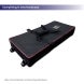 6m Backlit Exhibition Stand LED Lightbox Backwall with Shelving hardcase carry bag
