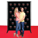 6 ft x 8 ft Step and Repeat Adjustable Banner Stands