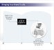 6m Exhibition Stand - Portable Display Stand with Counters & Side Panels