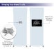 6m Exhibition Stand - Fabric Display Stand with Counters & Storage