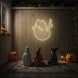 Ghost Cat Neon Sign
