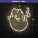 Ghost Cat Neon Sign
