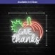 Give Thanks Pumpkin Neon Sign