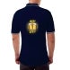 Men's Blue Cotton Polo Shirt- Printed