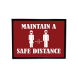 Maintain a Safe Distance Outdoor Floor Mats