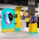 3m Inline Exhibition Stand  – Modular Display with Backwall, Counter & LED Kit