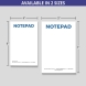 Personalised Notepads