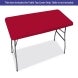 180cm Rectangle Table-Top Cover - Red