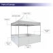 Printed Gazebo 3m x 3m