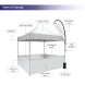 Printed Gazebo Tent 3m x 3m