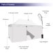 Custom Canopy Tents  Parts of Canopy