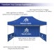 Printed Gazebo Tent 3.0m x 4.5m
