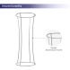 Tension Fabric Pillar Display  for Exhibition