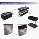 inline 10 ft inline trade show booth design 17 hard case podium